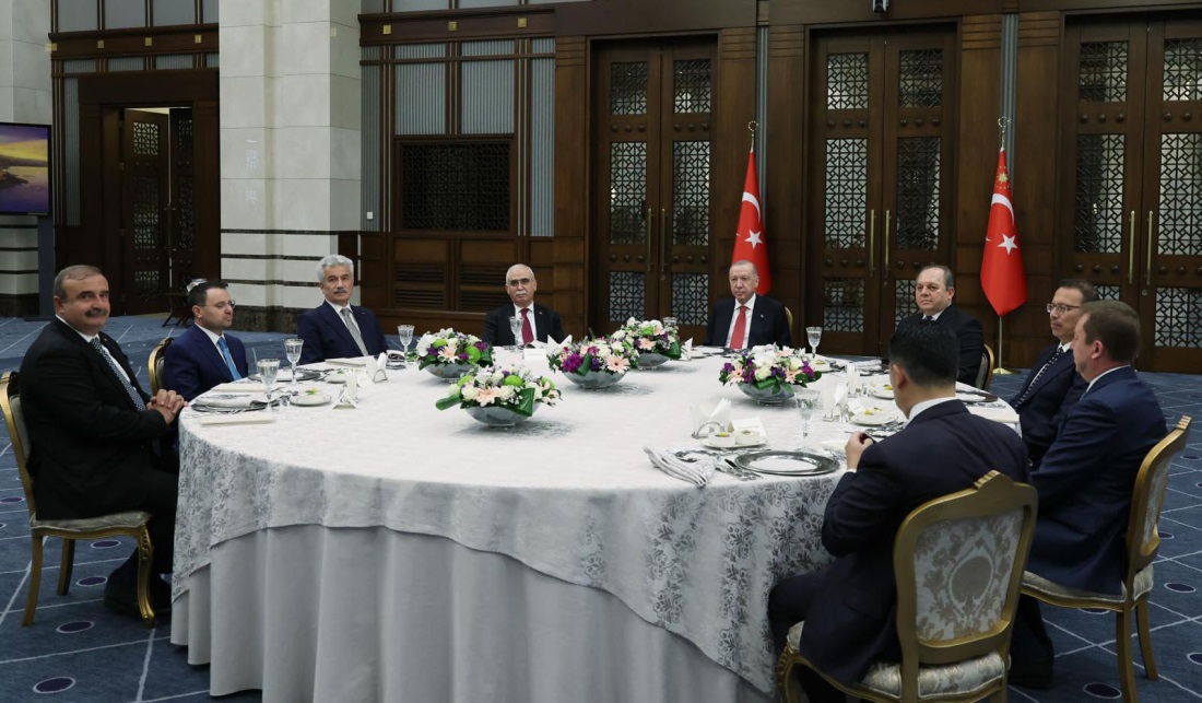 Başkanımız Sayın Rıdvan GÜLEÇ, Cumhurbaşkanlığı Külliyesinde Düzenlenen Yemeğe Katıldı