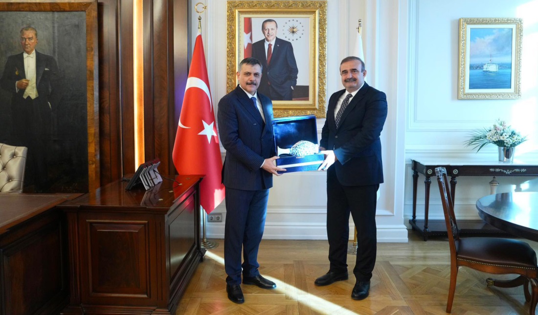 Başkanımız Sayın Rıdvan GÜLEÇ, İçişleri Bakanı Sayın Mustafa ÇİFTÇİ’yi Makamında Ziyaret Etti.