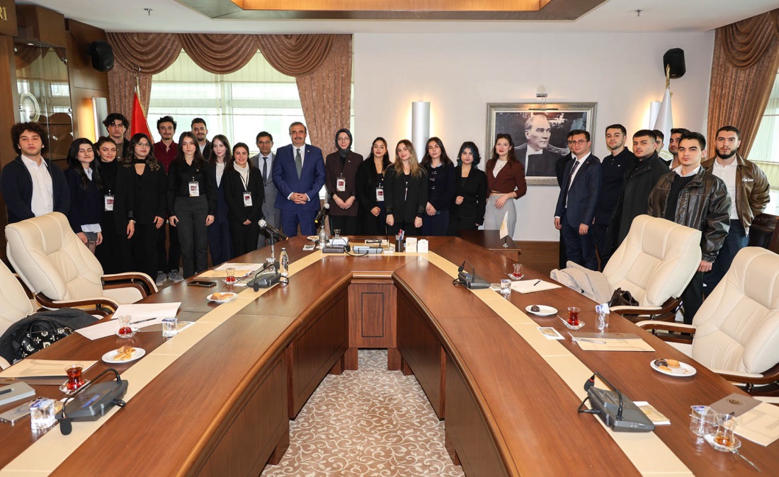 Başkent Üniversitesi Hukuk Fakültesi Ögrencileri misafir edildi