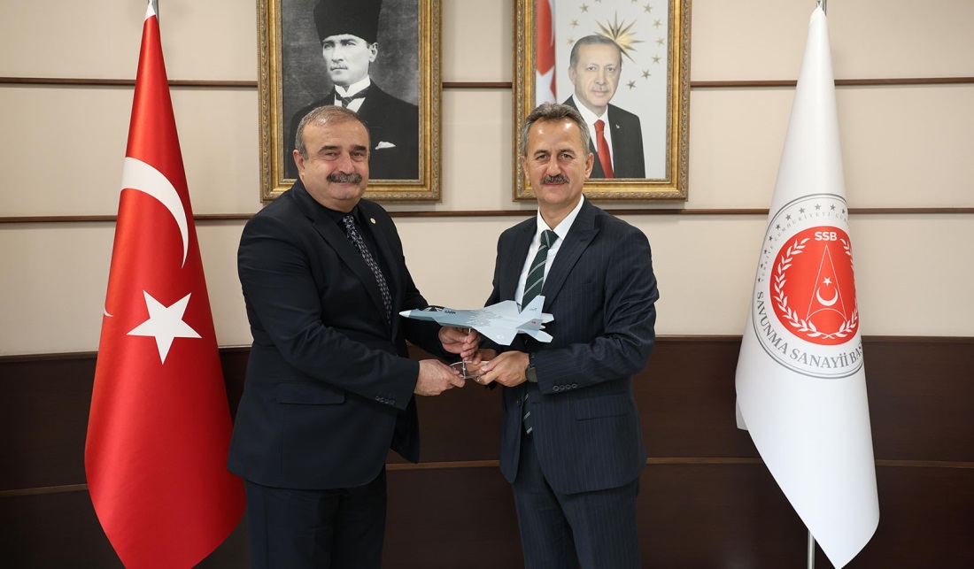 Başkanımız Sayın Rıdvan GÜLEÇ, Savunma Sanayii Başkanı Sayın Prof. Dr. Haluk GÖRGÜN'ü Makamında Ziyaret Etti.